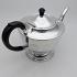 Vintage Deco Style Silver Plated Faceted Tea Pot - Epns Sheffield (#59549) 2