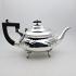 Lovely 3 Piece Silver Plated Tea Service Set - Nouveau Style -antique (#59553) 4