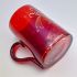 Antique 'think Of Me' Cranberry Tinted Etched Glass Mug (#59564) 4
