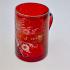 Antique 'think Of Me' Cranberry Tinted Etched Glass Mug (#59564) 7