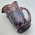 Antique Pressed Purple Slag Glass Glug Fish Jug W.h. Heppell 1882 (#59570) 2