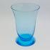 Pressed & Blown Blue Glass Vases Jugs Basket X4 - Antique & Vintage (#59579) 9