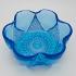 Collection Of Blue Pressed Glass Bowls & Dishes - Antique / Vintage (#59584) 7