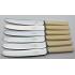 Walker & Hall Faux Bone Handle Steel Dinner Knives Set #2 Boxed Vintage Cutlery (#59626) 2