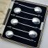 Cased Sterling Silver Coffee Bean Spoons - Arthur Price Birmingham 1938 (#59636) 2