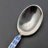 Dutch 925 Silver And Enamel Coffee Spoon - Vintage - Van Kempen (#59661) 7