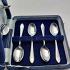Cased Set Of 6 Silver Plated Demitasse Coffee Spoons - Vintage (#59667) 2