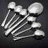 Art Deco Cased Pudding Spoons & Server Set - Silver Plated 1937 - Vintage (#59676) 4