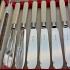 Walker & Hall Faux Bone Handled Fish Cutlery Set - Cased - 1956 Silver Plated (#59678) 3