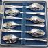 Yeoman Plate Set Of 6 Grapefruit Spoons - Silver Plated - Cased - 1949 Vintage (#59694) 3