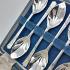 Yeoman Plate Set Of 6 Grapefruit Spoons - Silver Plated - Cased - 1949 Vintage (#59694) 6