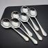 Walker & Hall St James Set Of 6 Soup Spoons - Silver Plated - Vintage (#59712) 6