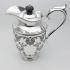 Good Looking Silver Plated 1.5pt Jug - Bright Cut Fruit Decoration - Antique (#59728) 9