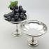2x Silver Plated Pedestal Small Compote Dishes - Antique C. 1920 (#59731) 2