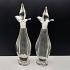 Gorgeous Twin Condiment Bottle Boat Stand Mappin & Webb Vintage Silver Plated (#59742) 6