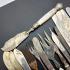 Collection Of Mother Of Pearl Handled Cutlery Flatware Silver & Plated (#59748) 4