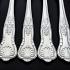 Kings Pattern - Set Of 8 Dinner Forks Epns A1 Sheffield Silver Plated (#59790) 2
