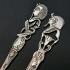 2x Vintage Egyptian Silver Souvenir Spoons (#59822) 2