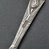 2x Vintage Egyptian Silver Souvenir Spoons (#59822) 5