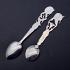 2x Vintage Egyptian Silver Souvenir Spoons (#59822) 7