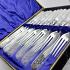 Superb Mother Of Pearl Handle Dessert Cutlery Set - Silver Plated - Antique (#59827) 9