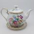 Royal Albert Nosegay Pattern Spinster Tea Pot Set - Vintage (#59831) 2