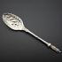 Beautiful Victorian Berry Bowl Jam Spoon - Apostle Handle - Silver Plated (#59852) 2