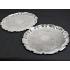 Quality Pair Of Large Chippendale Rim Chased Drinks Trays Silver Plated Vintage (#59869) 8