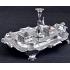 Antique Silver Plated Large Ornate  Inkwell Standish C. 1860 Sheffield (#59871) 9