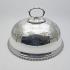Antique Silver Plated Small Meat Dish Cover Dome - Worn - Atkin Bros Sheffield (#59872) 3