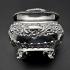 Antique Silver Plated Ornate Tea Caddy / Covered Sugar Bowl (#59875) 3