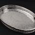Silver Plated Chased Tea Service Serving Tray - Sheffield Vintage (#59890) 3