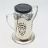 Vintage Silver Plated Sauce Bottle / Jar Coaster - Worn (#59896) 5