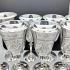 Set Of 8 Gleaming Silver Plated Larger Wine Goblet Glasses (#59899) 3