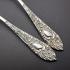 Pair Of Antique Berry Bowl Serving Spoons - Silver Plated - Epns A1 (#60058) 3