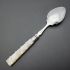 Mother Of Pearl Handled Jam Spoon - Silver Plated Antique (#60151) 5