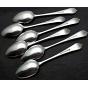 Grecian Pattern - 6x Long Handle Soup Spoons - Silver Plated - Vintage (#54527) 3