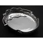 Swing Handled Silver Plated Shallow Dish / Bowl - Epns - Vintage (#56901) 2