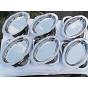 Good Set Of 12 Vintage Vegetable / Curry Serving Bowls Dishes Stainless Steel (#57098) 5