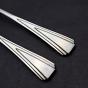 Pair High Art Deco Side / Dessert Forks - Silver Plated Isg Epns - Vintage (#58272) 2