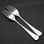 Pair High Art Deco Side / Dessert Forks - Silver Plated Isg Epns - Vintage (#58272) 3