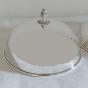 Pair Of Silver Plated Dinner Plate Dish Covers - Vintage (#58822) 4