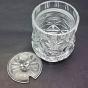 2x Vintage Jam Honey Pots - Cut Glass - Webb Etc (#58907) 5