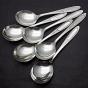 Oneida Community Enchantment Bounty 6x Soup Spoons Silver Plated Vintage (#59032) 5