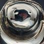 Coal Scuttle Form Sugar Bowl With Scoop - Vintage - Chased - Silver Plated (#59273) 3