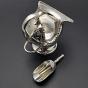 Coal Scuttle Form Sugar Bowl With Scoop - Vintage - Chased - Silver Plated (#59273) 5