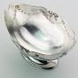 Lovely Silver Plated & Blue Glass Sugar Bowl - Sheffield - Antique (#59499) 3
