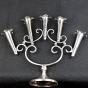 Antique Silver Plated 5 Trumpet Epergne Centrepipece (#59529) 3