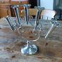 Antique Silver Plated 5 Trumpet Epergne Centrepipece (#59529) 4