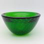 Vintage Murano Bubble Glass Green Small Bowl (#59569) 2